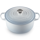 Le Creuset Cast Iron Signature Round Casserole 26cm Coastal BlueCoastal Blue image number 2